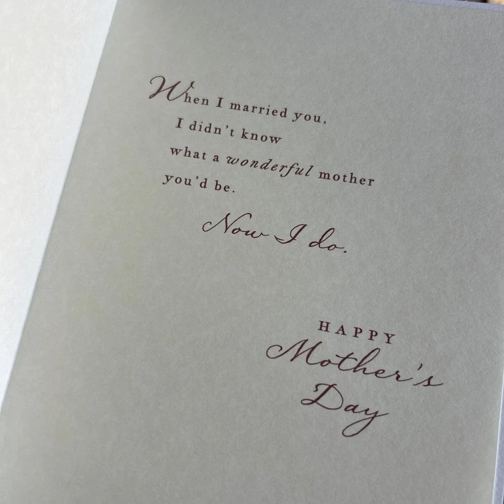 Mother's Day Card For My‎ WIfe Happy Mother's Day Love Wonderful Mother